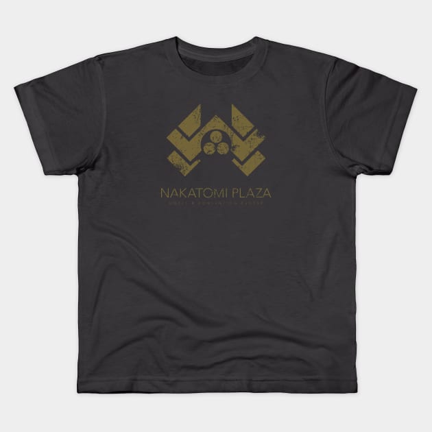 Die Hard – Nakatomi Plaza Logo Kids T-Shirt by GraphicGibbon